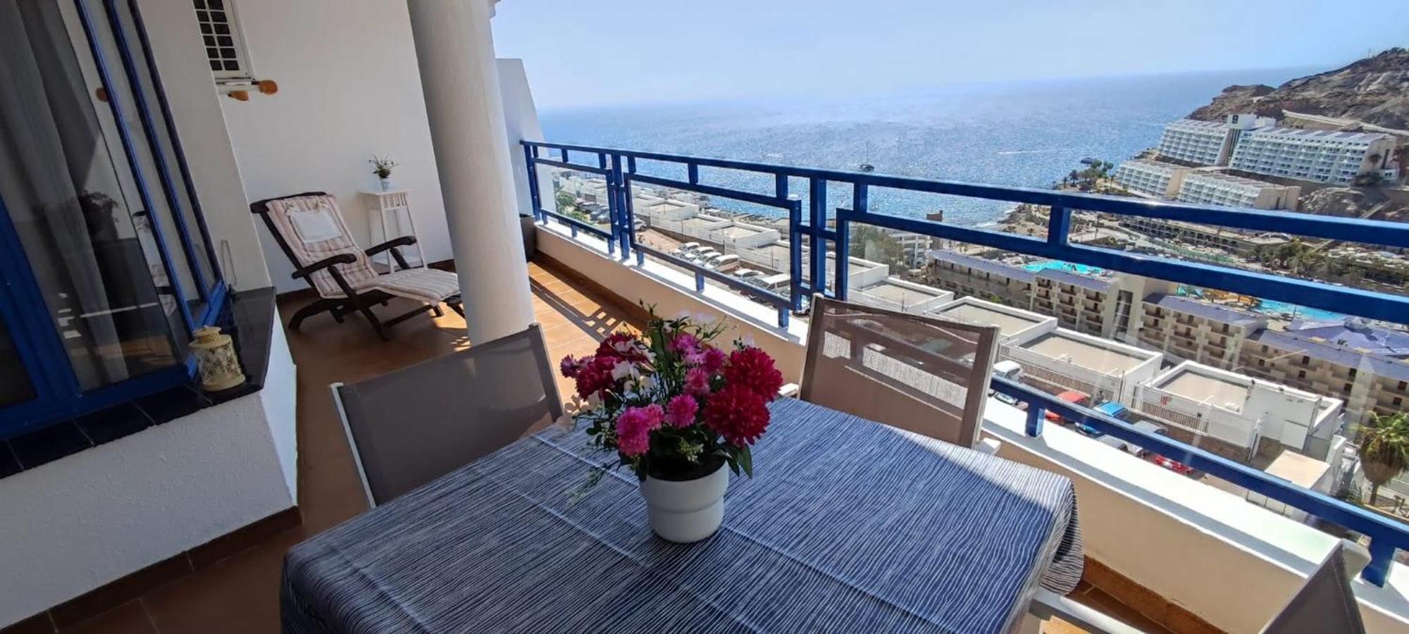 Ocean View Apartment In Taurito, Mogan - Top Floor מראה חיצוני תמונה